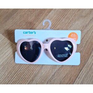 New Carter's Just One You Baby Pink Heart UVA/UVB Protection Toddler Sunglasses